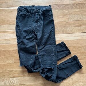 UO Black Distressed Denim Jeans